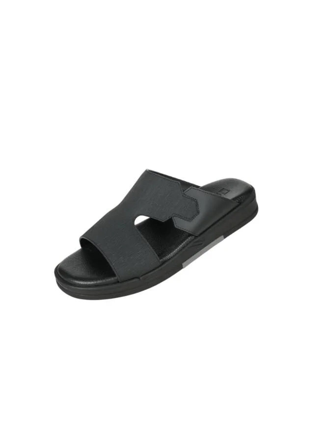 008-3833 Barjeel Uno Mens Arabic Sandals MSA 149 Black
